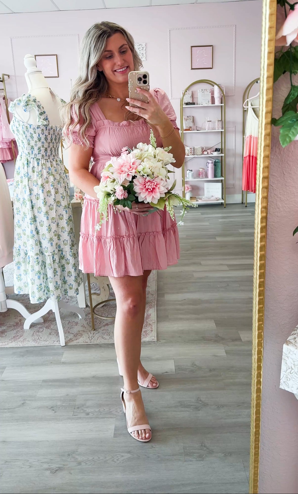 Pink Babydoll Dress