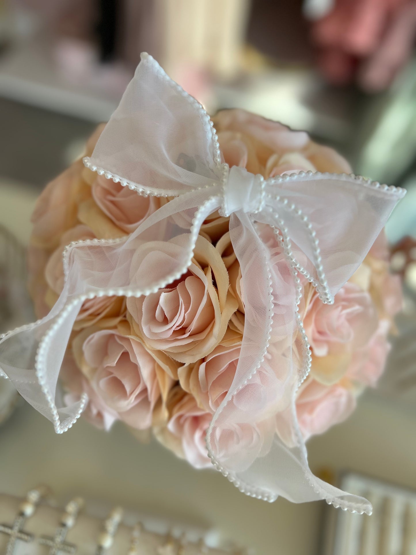 Pearly Hair Bow