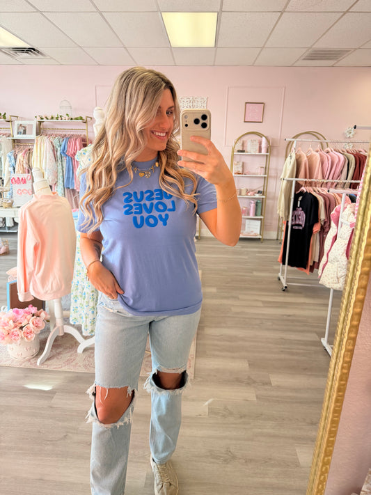 Jesus Loves You | Comfort Colors Christian Women’s Tee