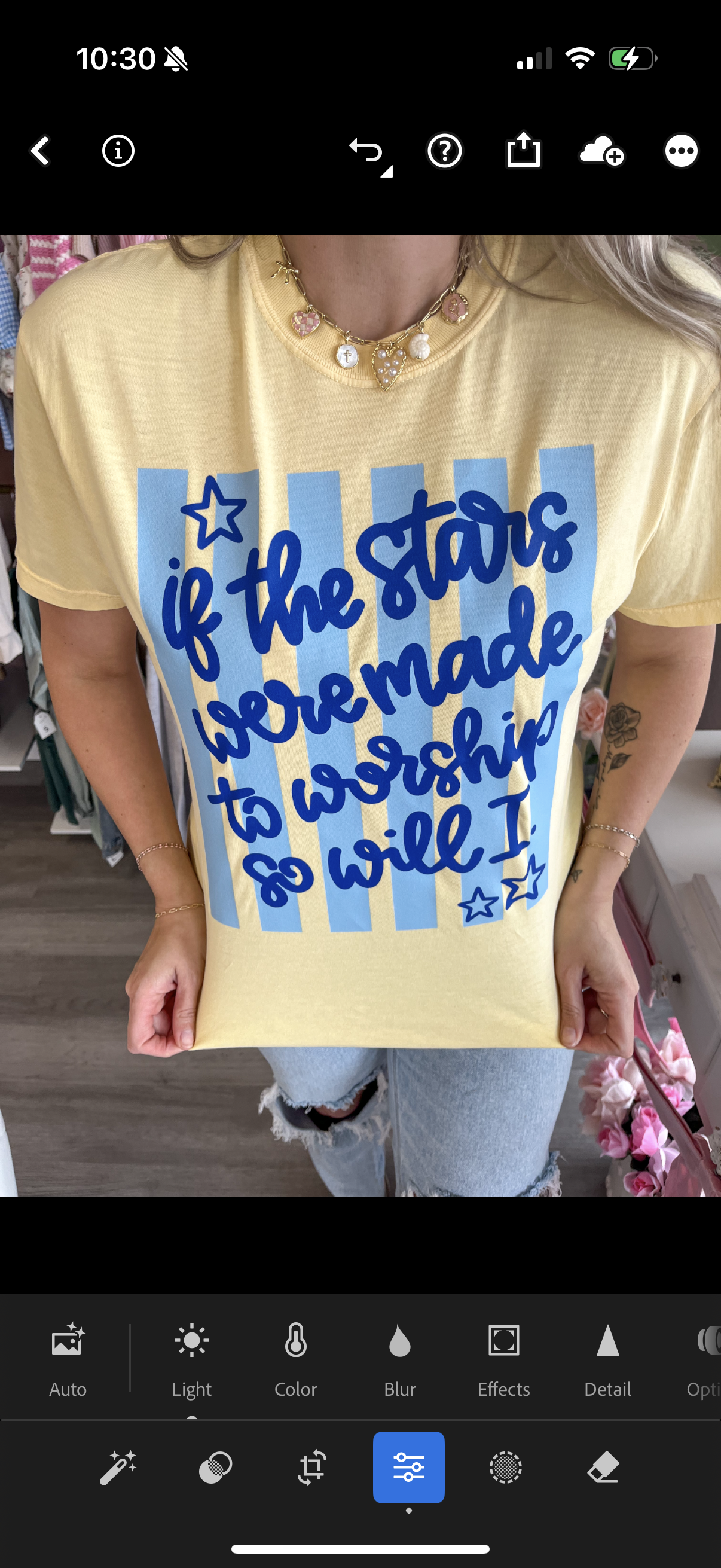 If The Stars Were Made to Worship Yellow Comfort Colors Tee | Women’s Tee Shirt