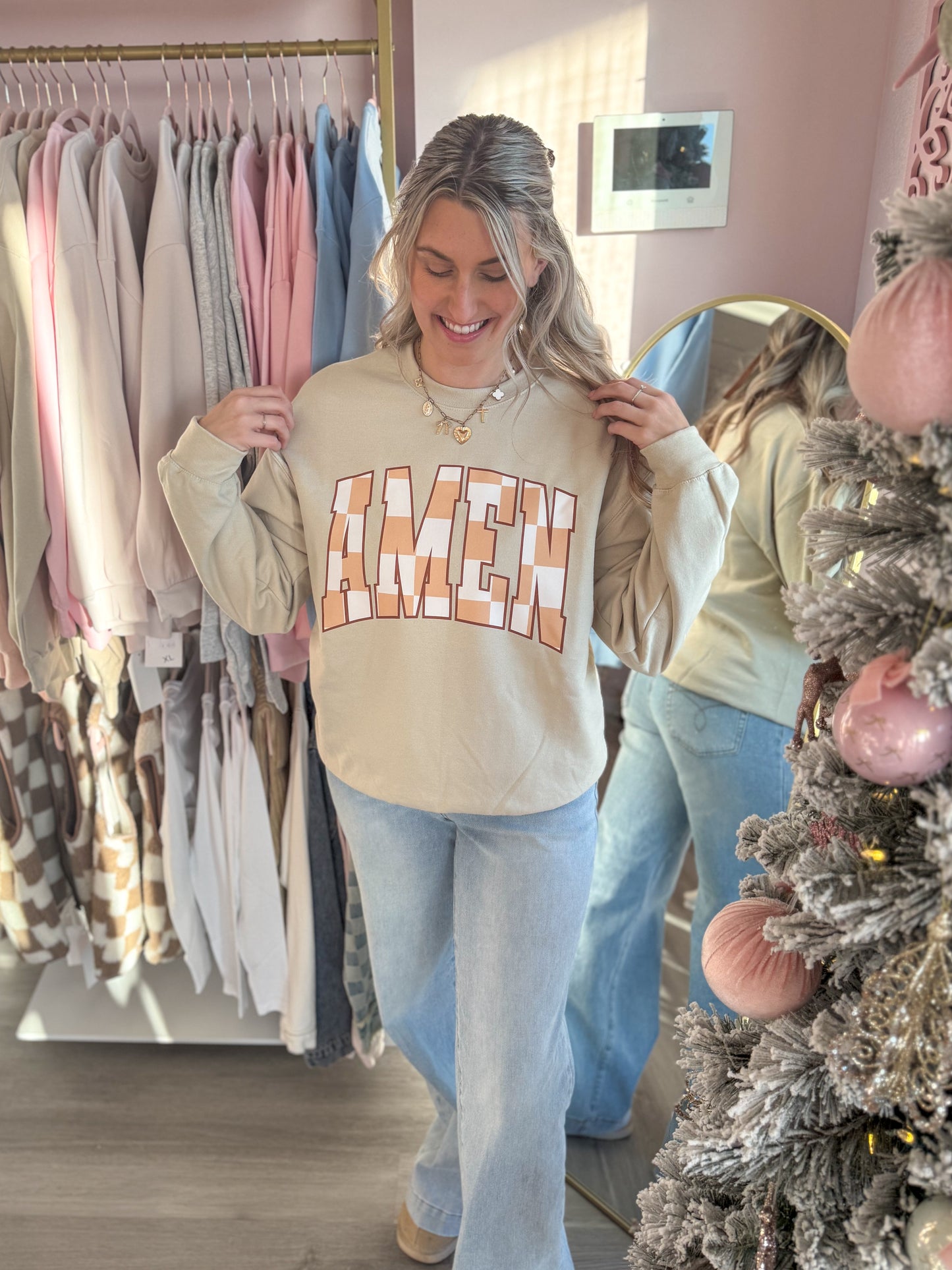 AMEN Crewneck in sand