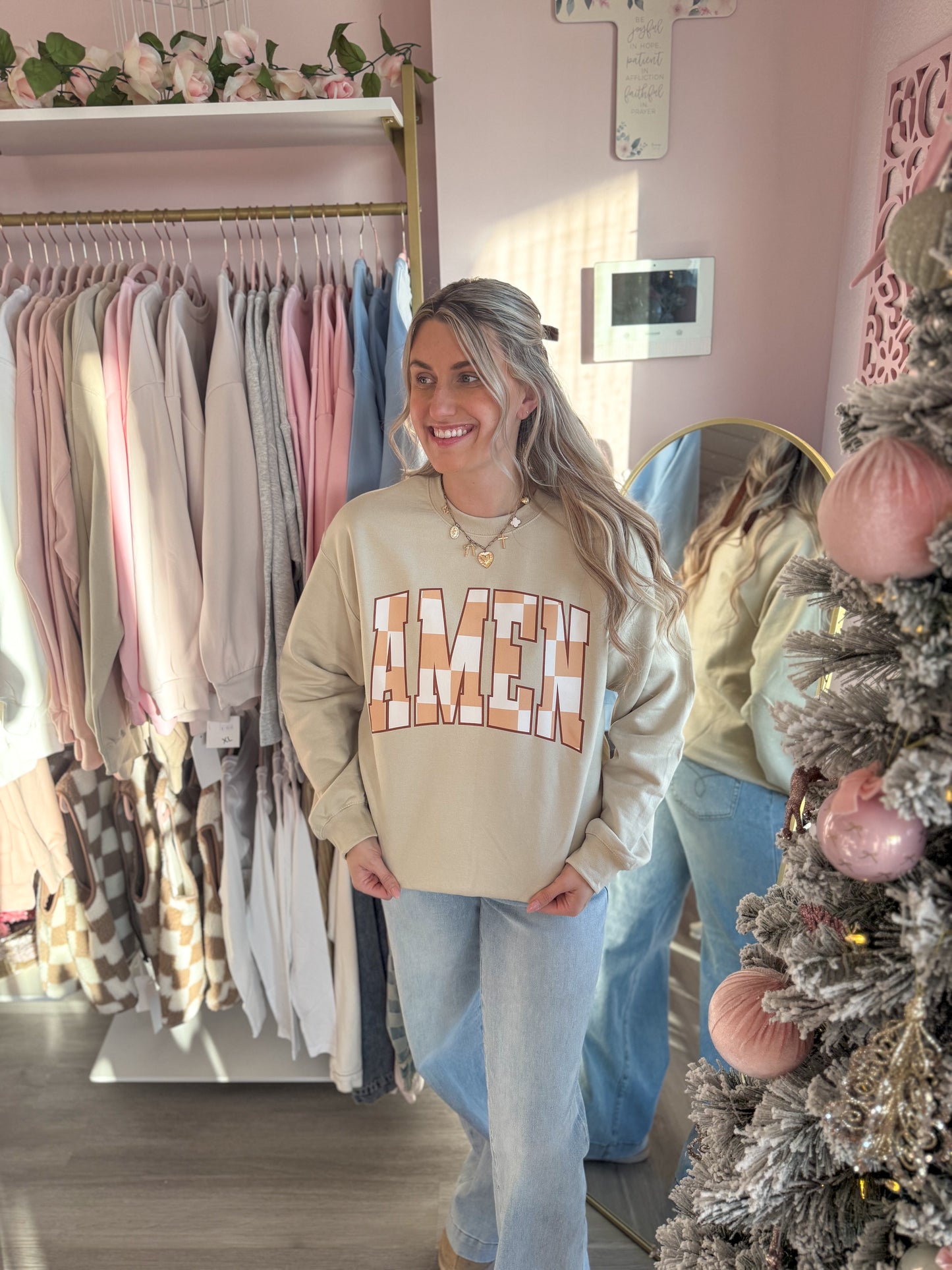 AMEN Crewneck in sand