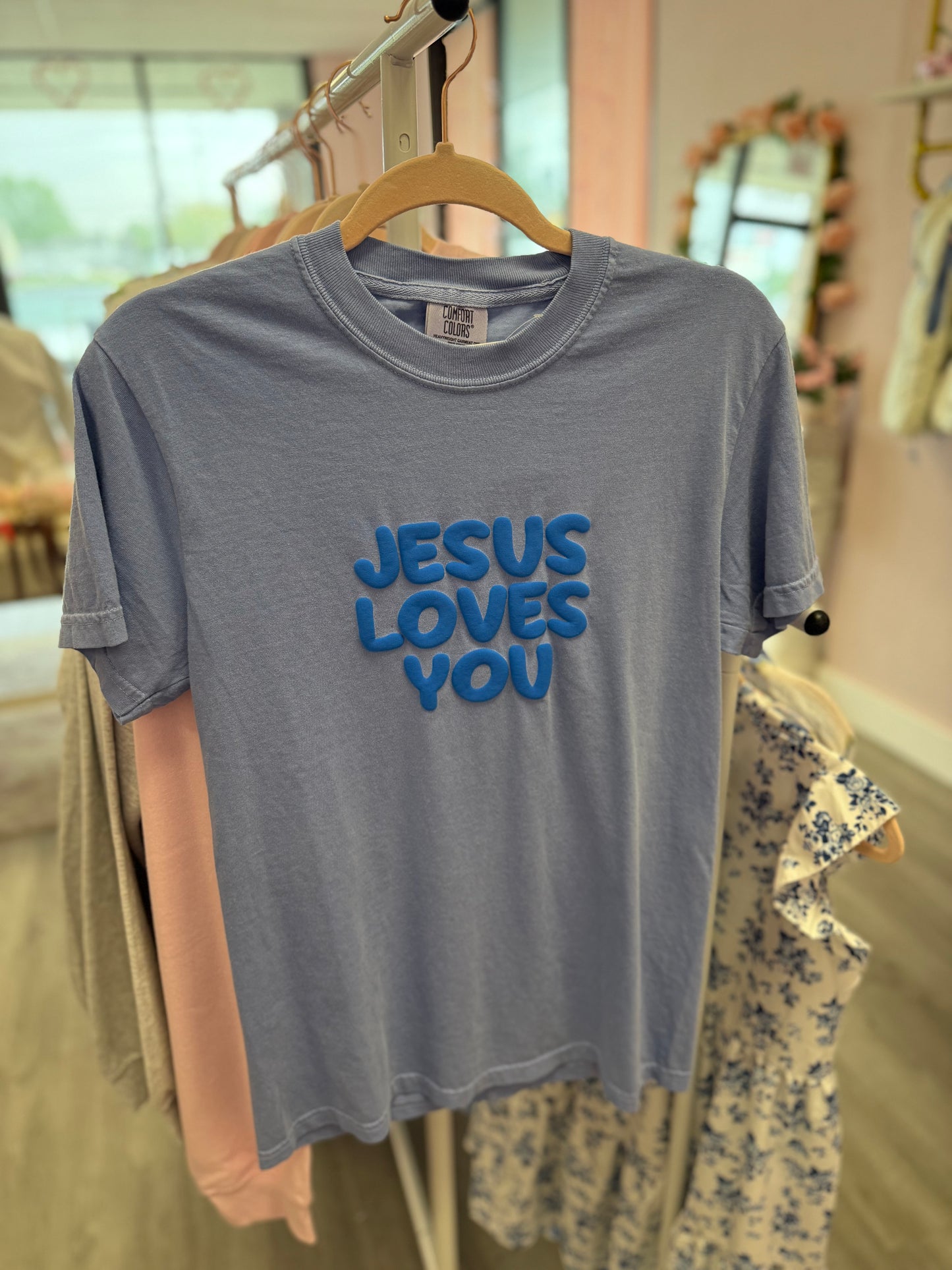 Jesus Loves You | Comfort Colors Christian Women’s Tee