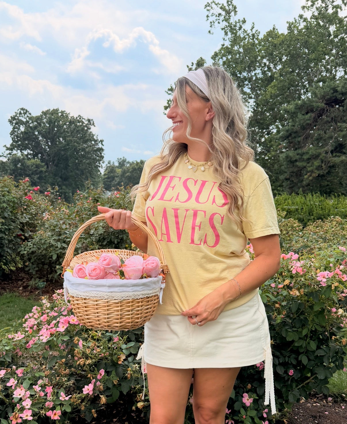 Jesus Saves Comfort Colors Tee | Christian Women’s Tee Shirt