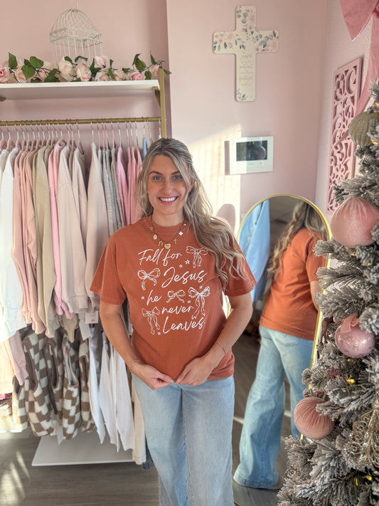 Fall For Jesus He Never Leaves