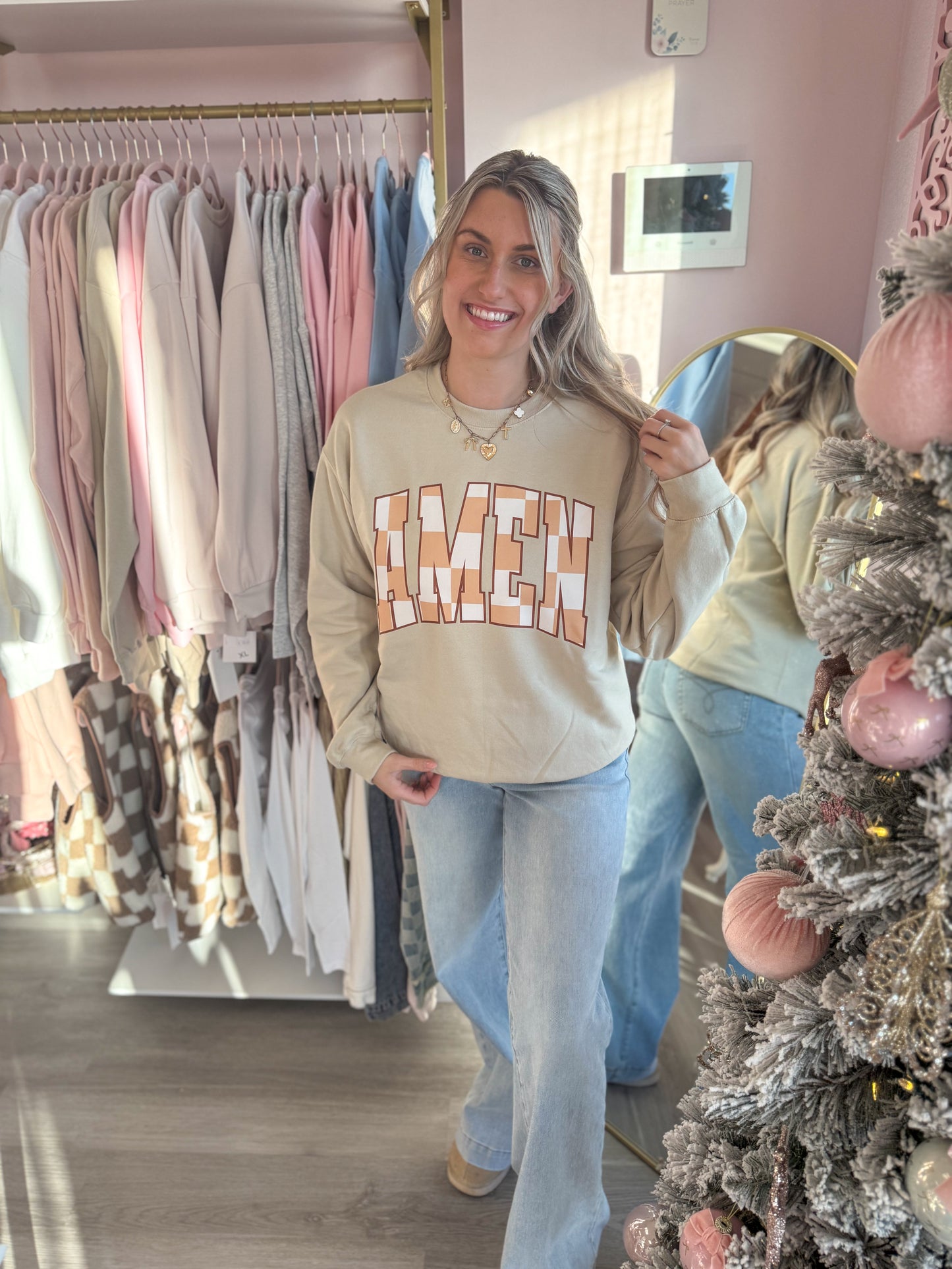 AMEN Crewneck in sand