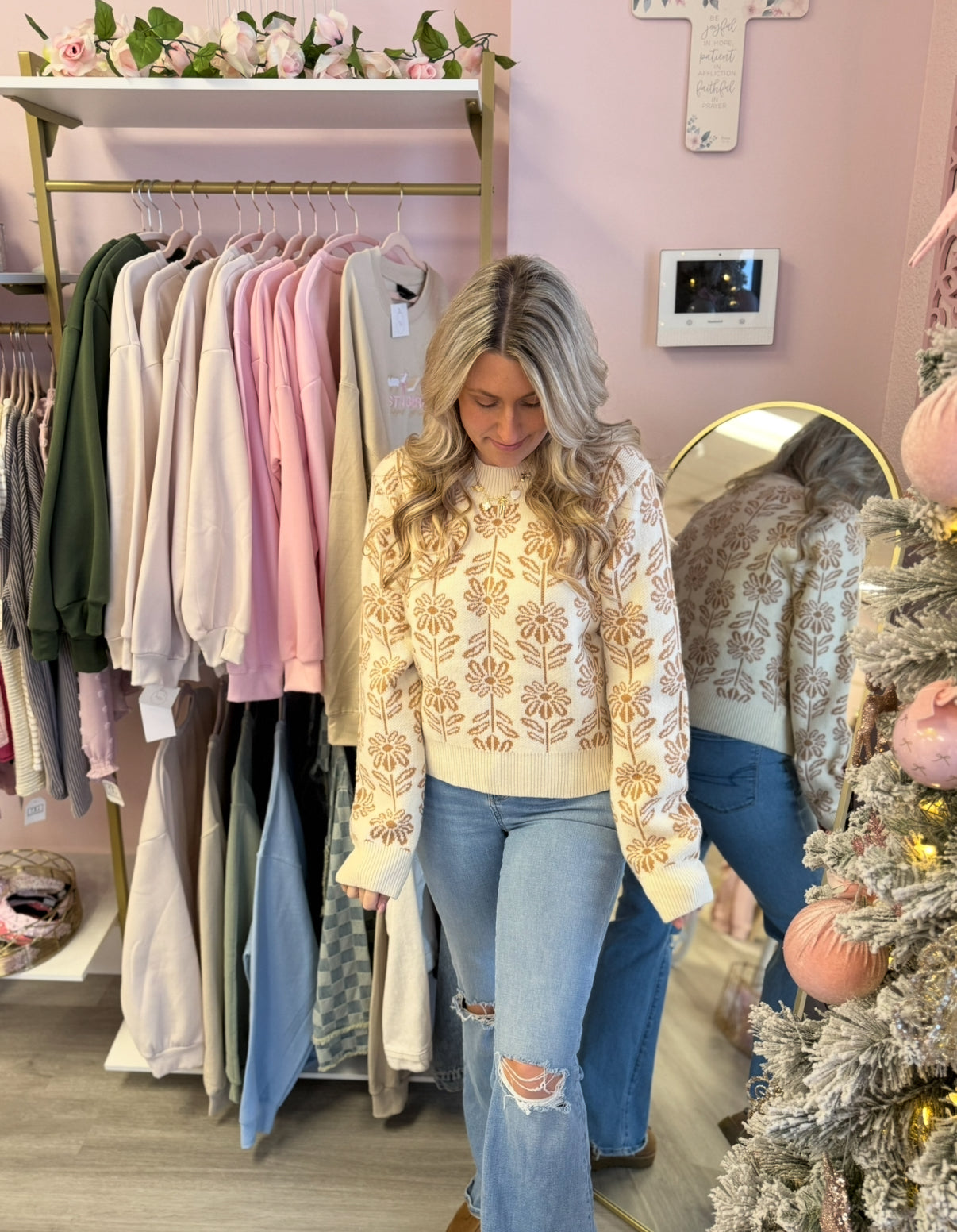 Vintage Cream Sweater