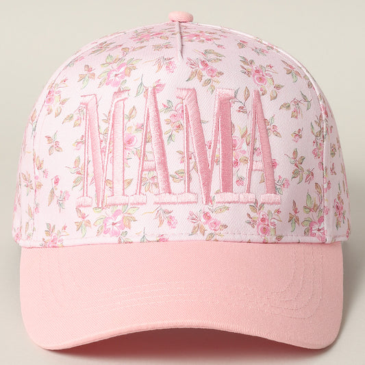 Pink Floral MAMA hat